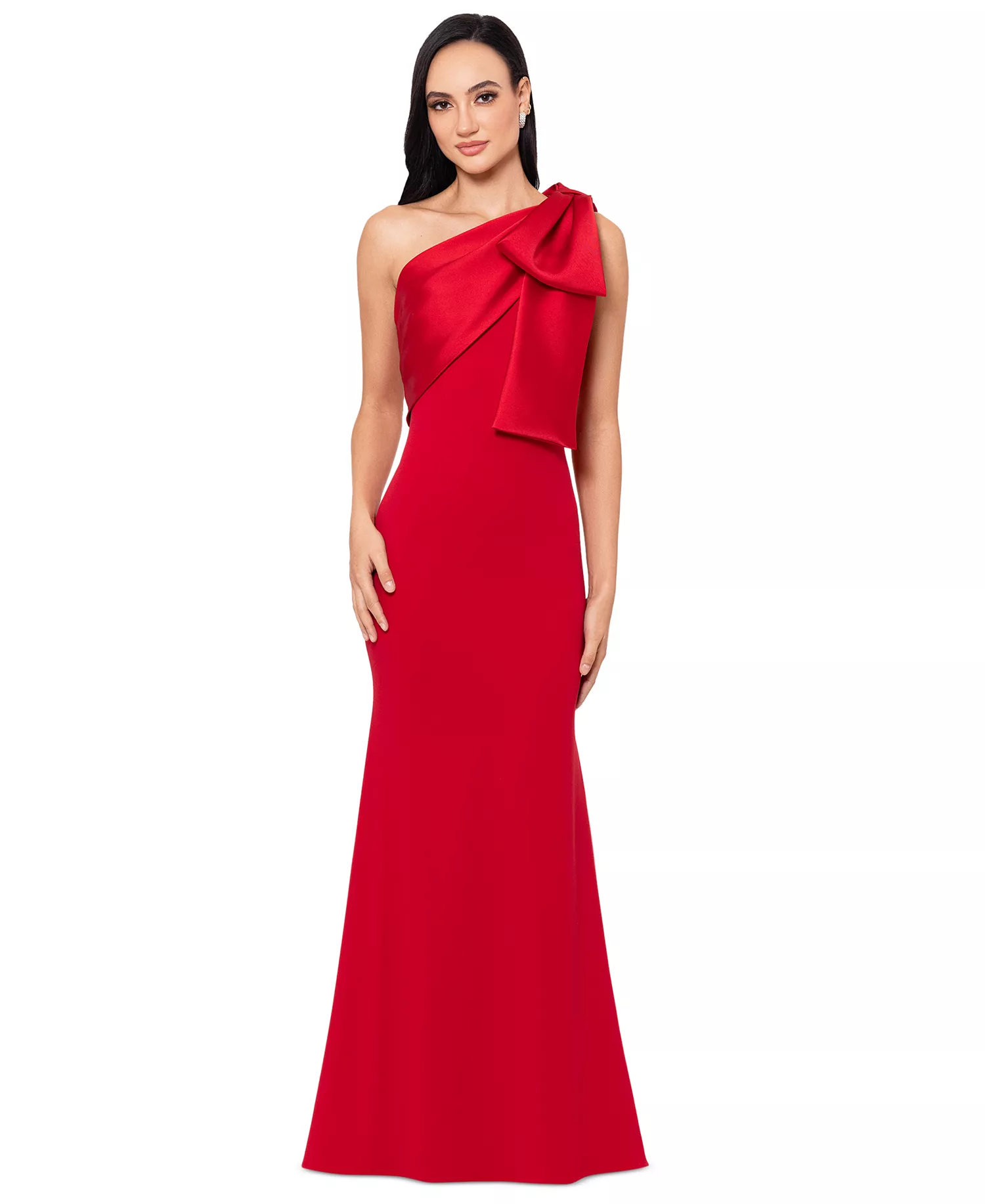 Elegant One-Shoulder Formal Gown