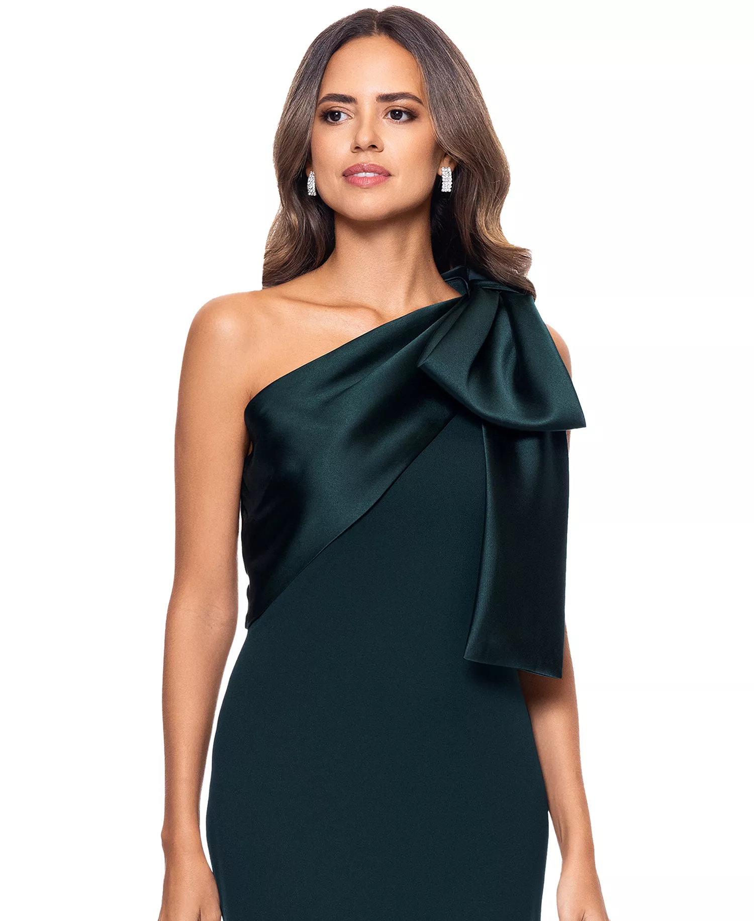 Refined One-Shoulder Event Gown - View 4